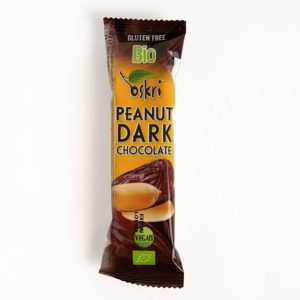 Barrita de Cacahuete con Chocolate Negro